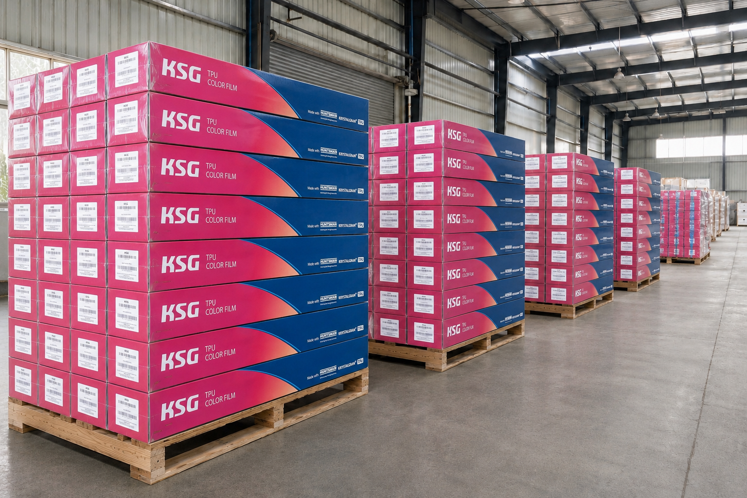KSG paint protection film inventory in the Canadian warehouse